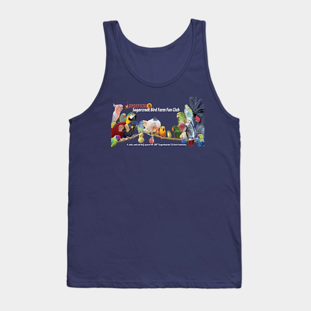 Unofficial Group Banner - white type Tank Top by Just Winging It Designs